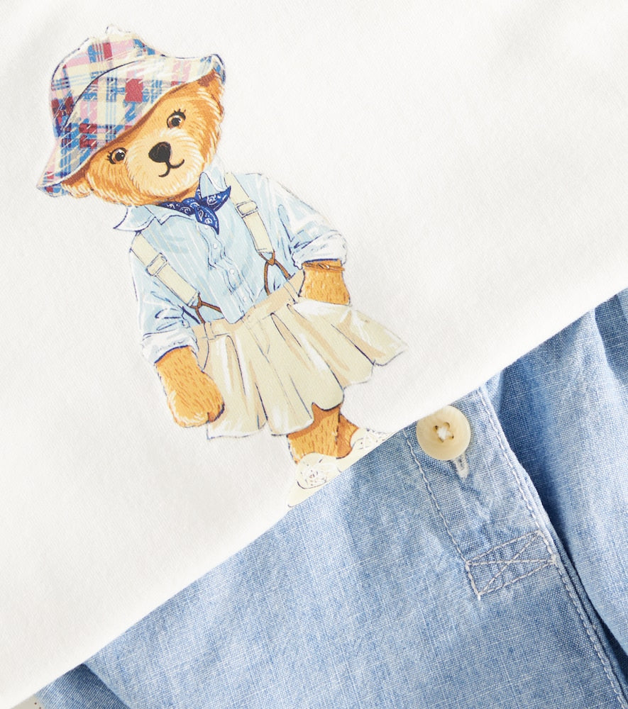 Baby Polo Bear T-shirt and shorts set