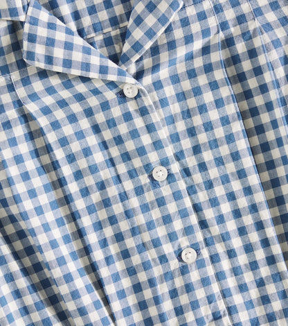 Gingham cotton playsuit