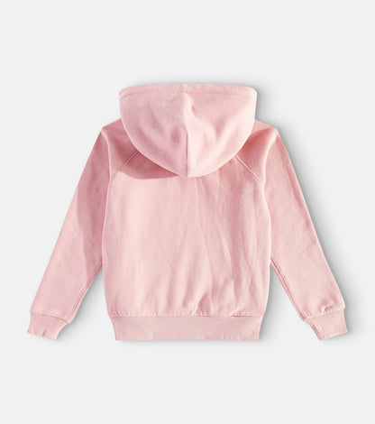 Logo cotton-blend jersey hoodie