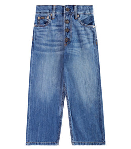 Cropped wide-leg jeans