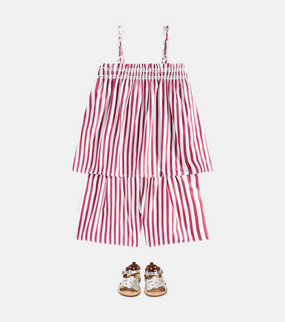 Cotton top and shorts set