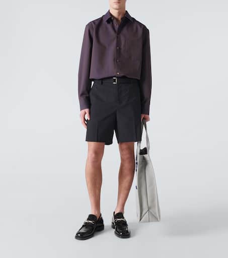 Striped wool shirt