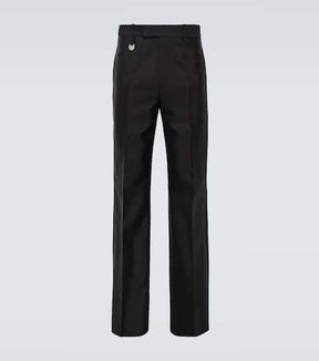 EKD wool and silk straight pants