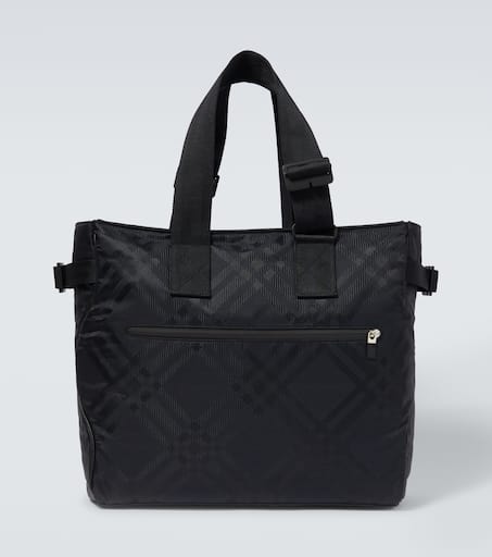 Burberry Check jacquard tote bag