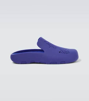 Logo rubber clogs