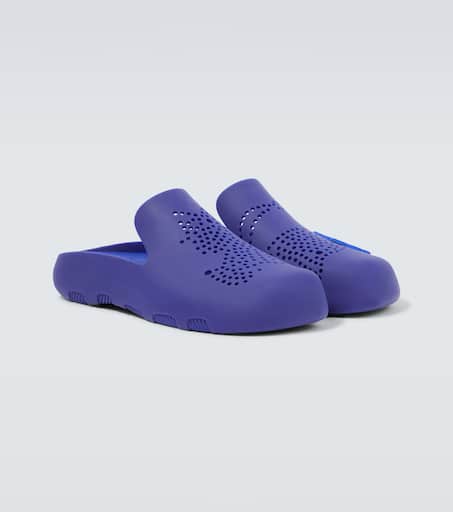 Logo rubber clogs