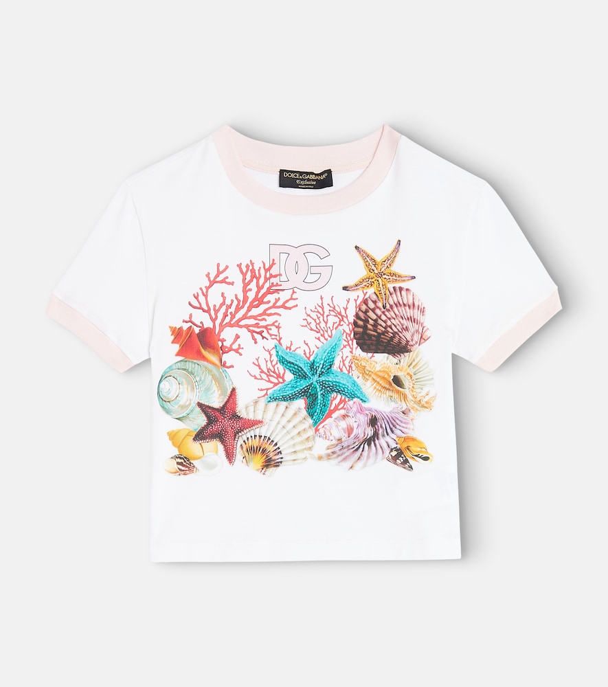 Capri DG printed cotton jersey T-shirt