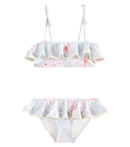 Halliday floral ruffled bikini