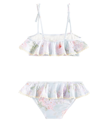 Halliday floral ruffled bikini