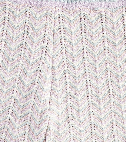 Halliday pointelle cotton-blend shorts