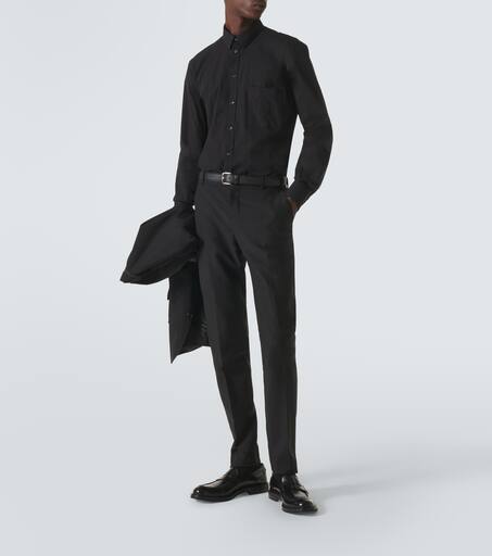 Cotton-blend shirt