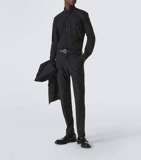 Cotton-blend shirt