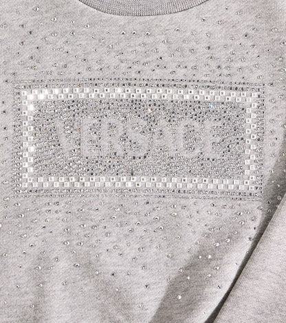 Logo embellished cotton sweatshirt