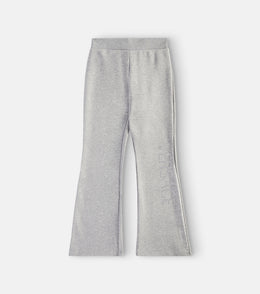 Logo embellished cotton jersey sweatpants