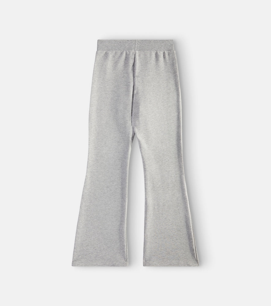 Logo embellished cotton jersey sweatpants
