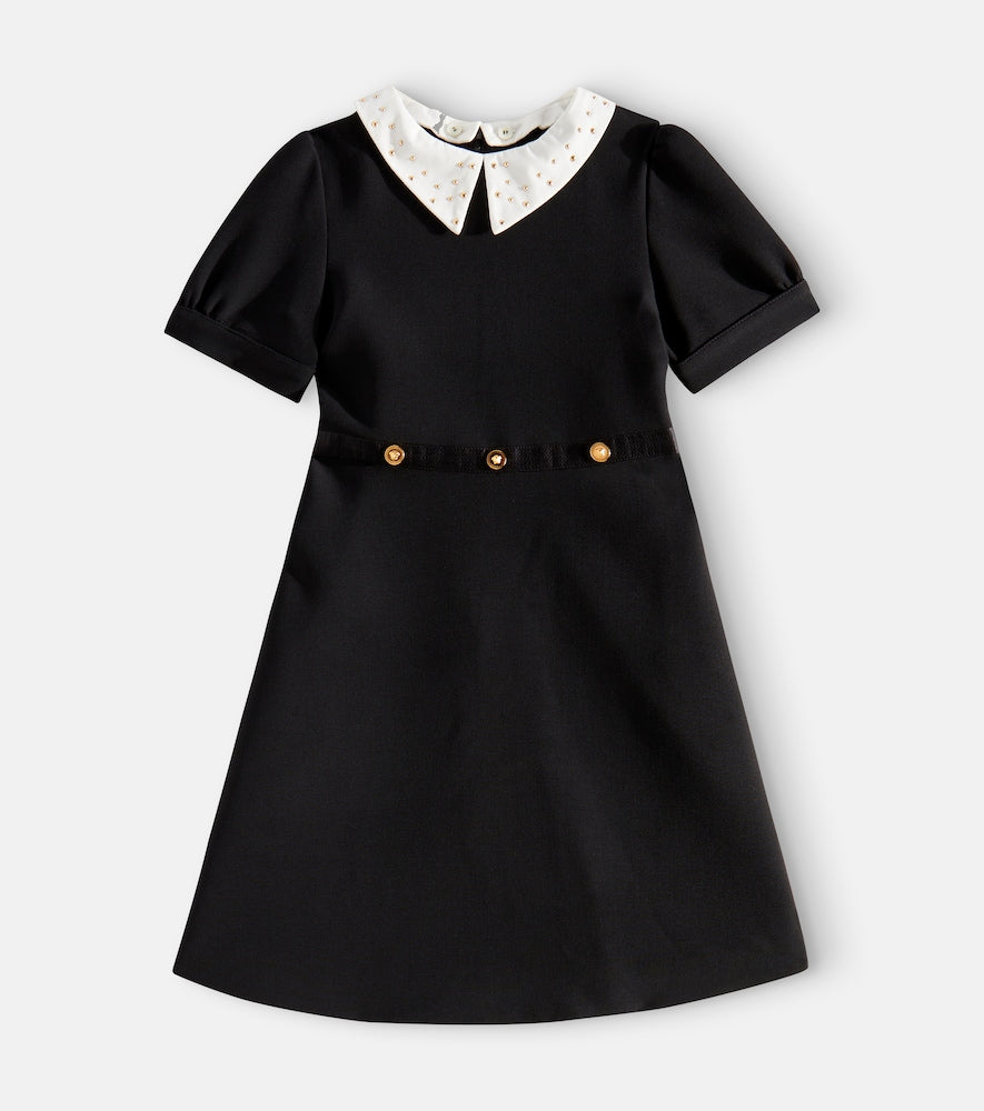 Medusa studded cady dress
