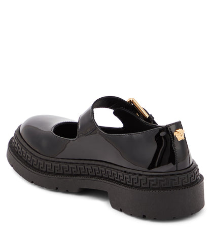 La Medusa patent leather Mary Jane flats