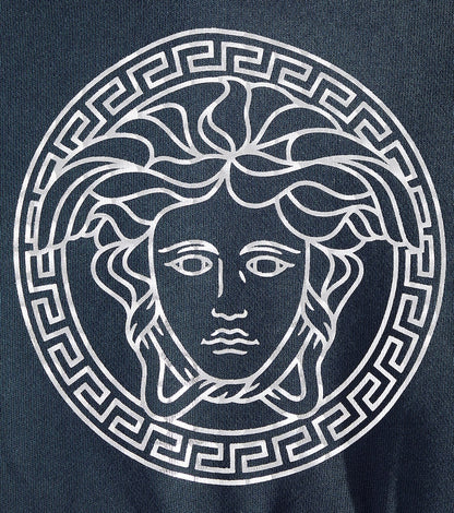 Baby Medusa cotton jersey hoodie
