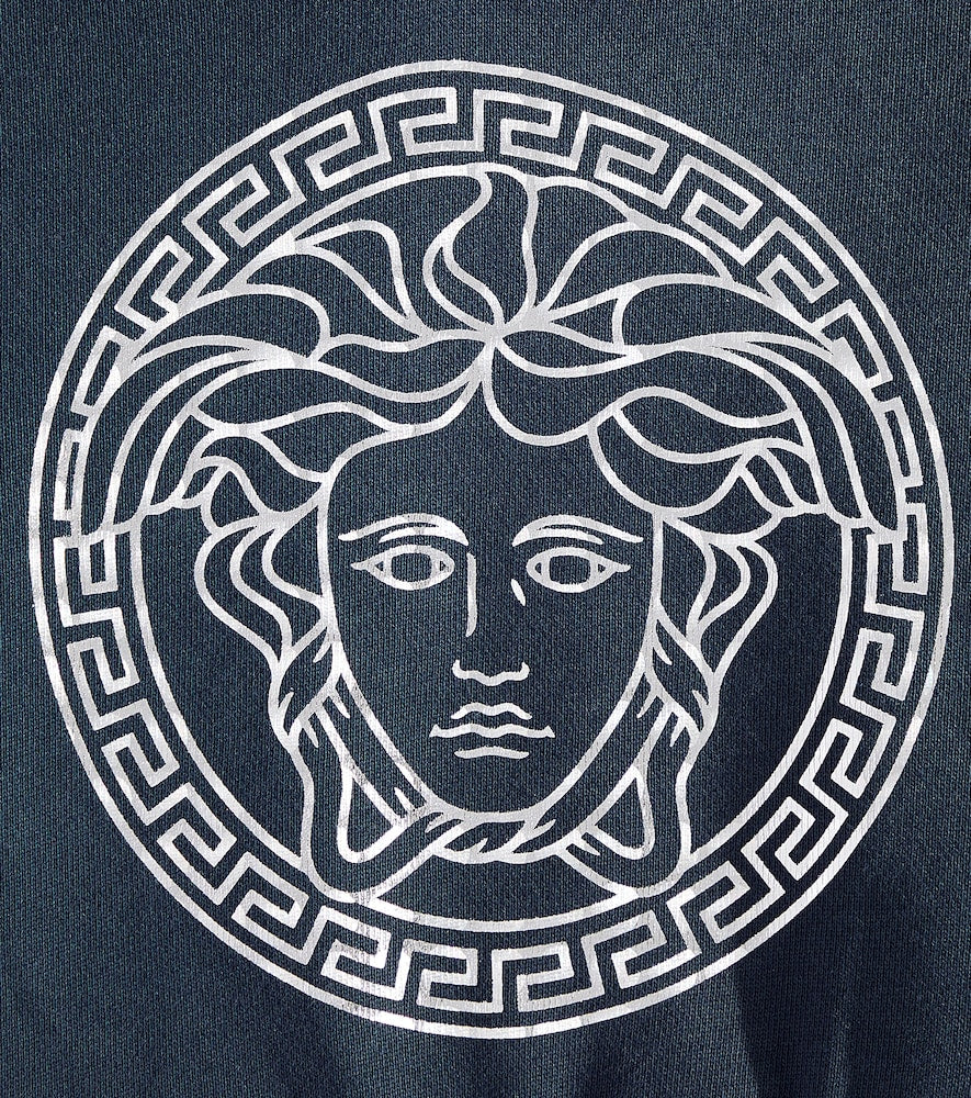 Baby Medusa cotton jersey hoodie