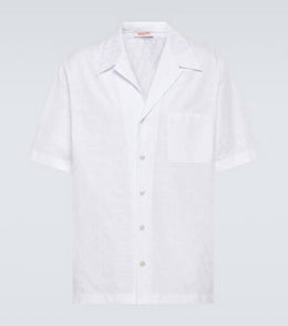 Oversized cotton poplin shirt