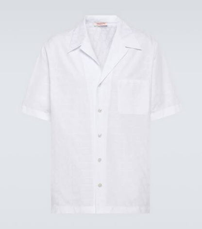 Oversized cotton poplin shirt