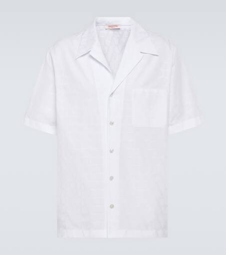 Oversized cotton poplin shirt