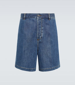 Denim Bermuda shorts