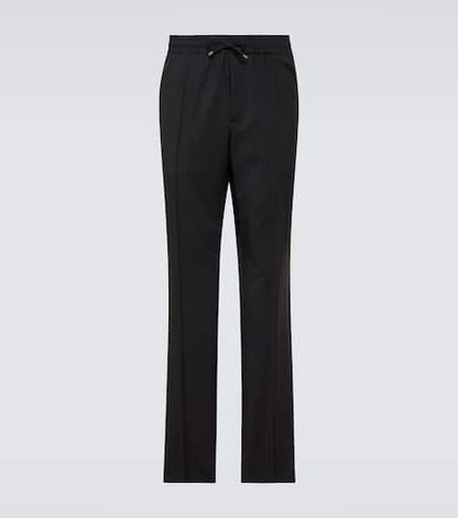 Wool and mohair slim pants