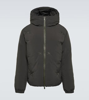 Hooded down jacket