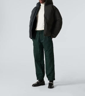 Hooded down jacket