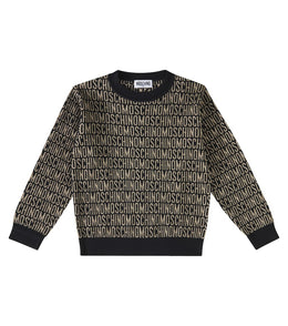 Logo cotton-blend sweater