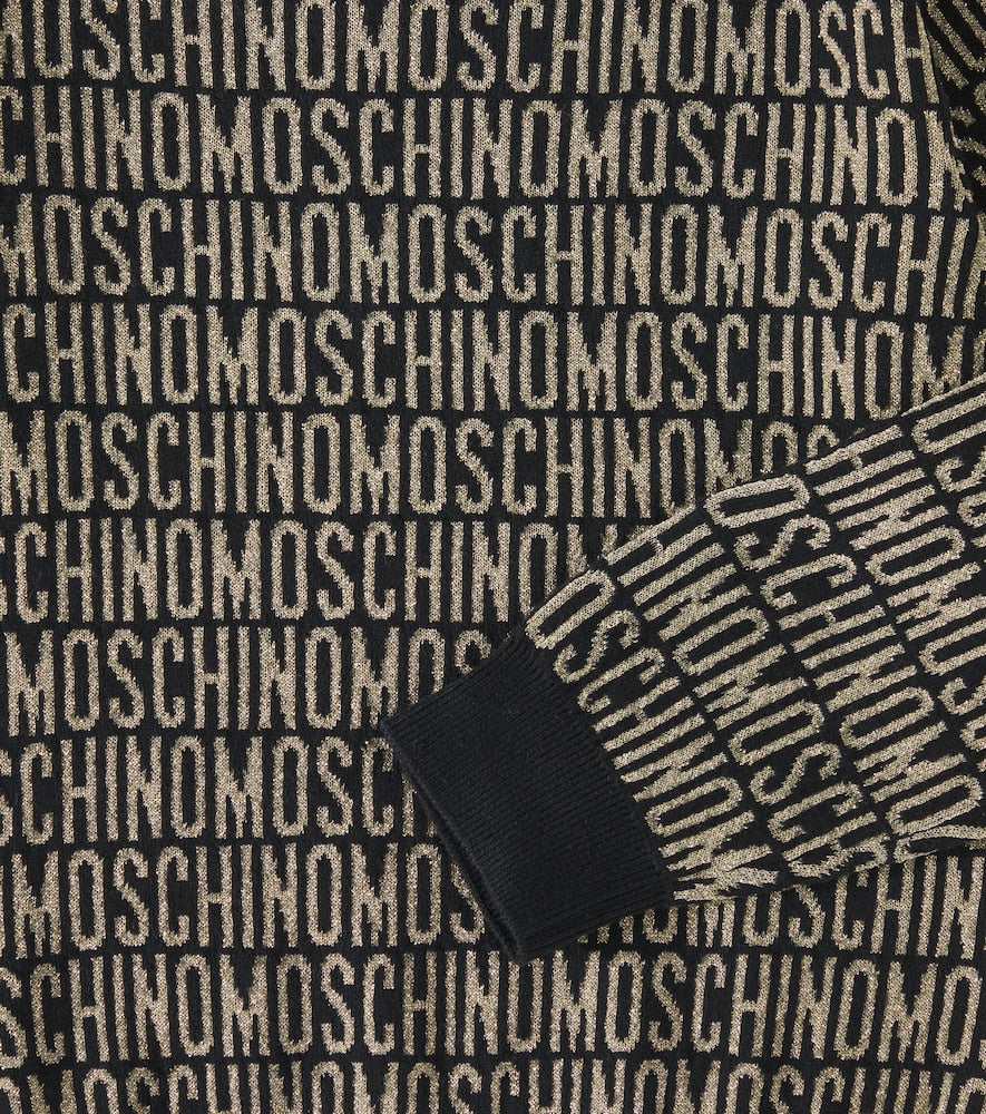 Logo cotton-blend sweater