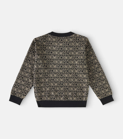 Logo cotton-blend sweater