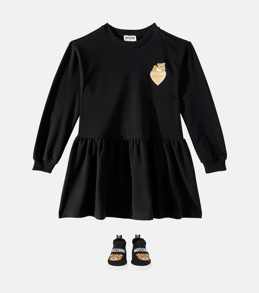 Teddy Bear cotton-blend dress