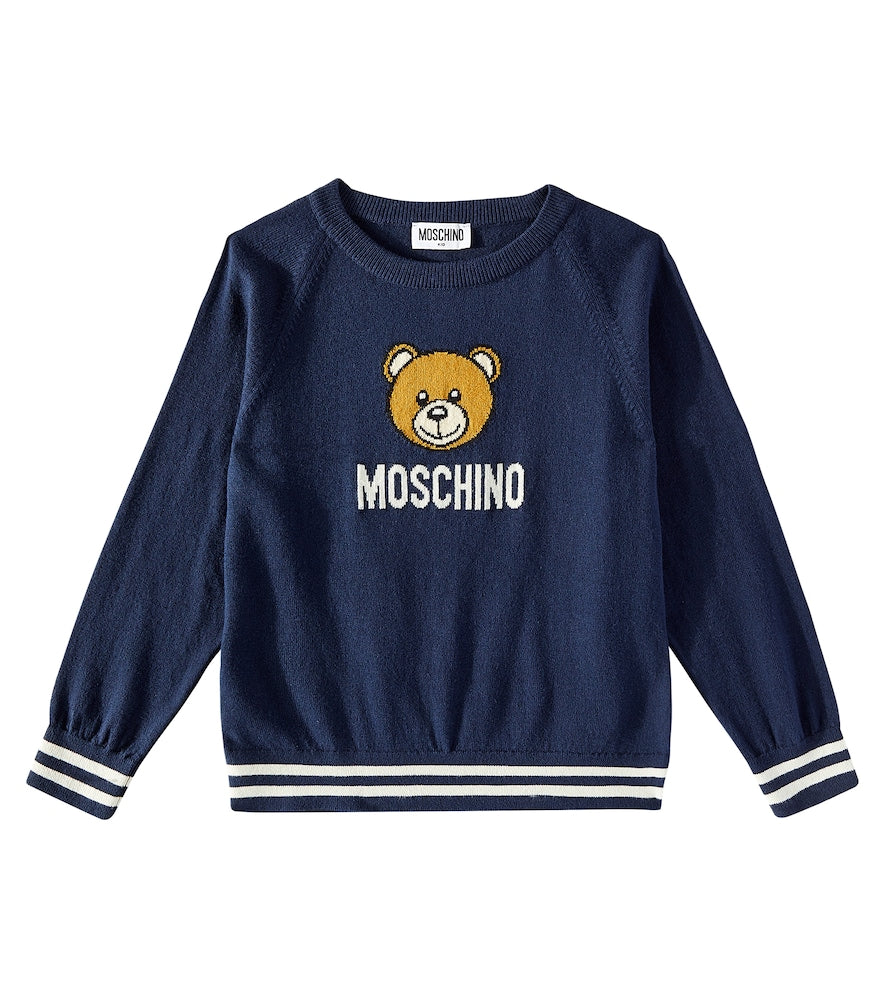 Teddy Bear cotton and wool sweater