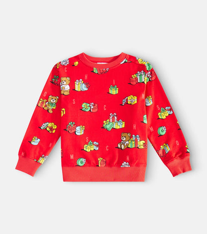 Teddy Bear printed cotton sweatshirt