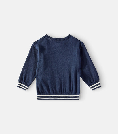 Baby Teddy Bear cotton and wool sweater