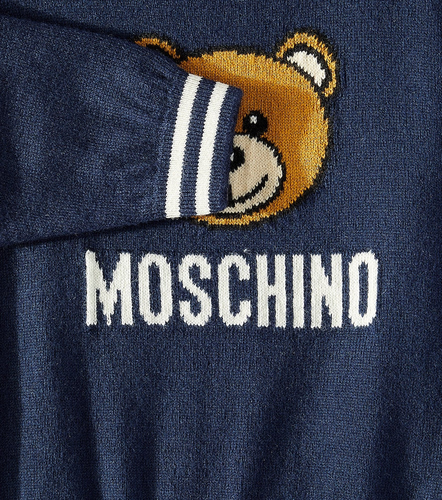 Baby Teddy Bear cotton and wool sweater