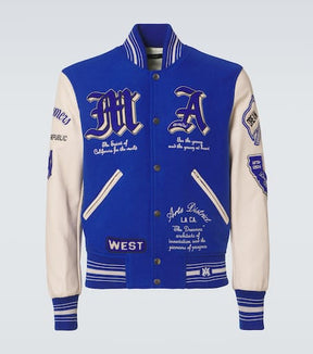 Dream Team appliqué varsity jacket