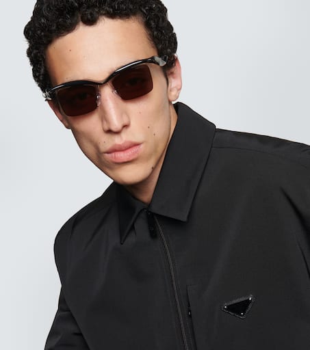 Runway rectangular sunglasses