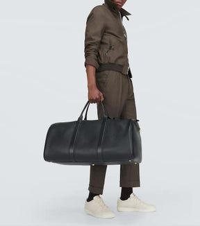Atticus mohair, wool, and silk tapered pants
