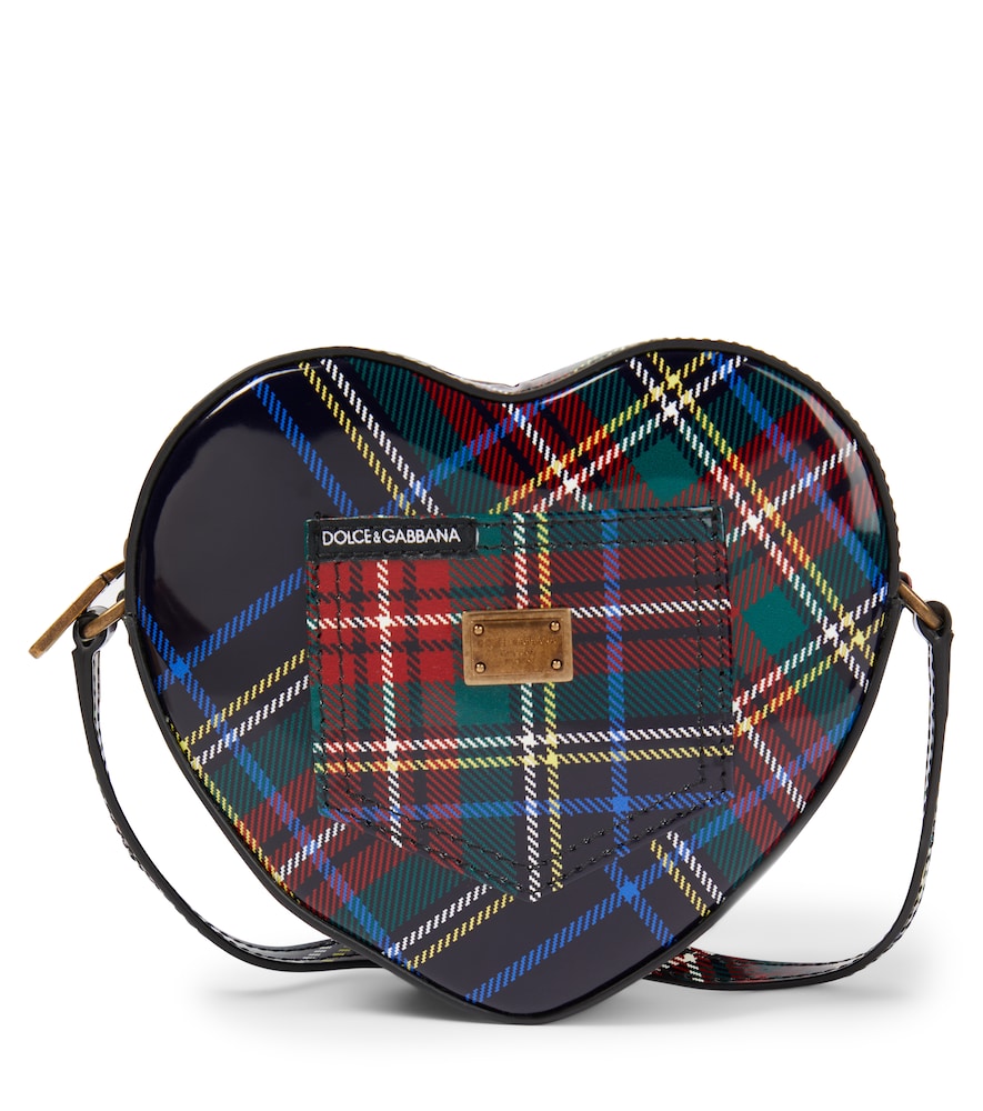 DG Girlie Heart leather shoulder bag