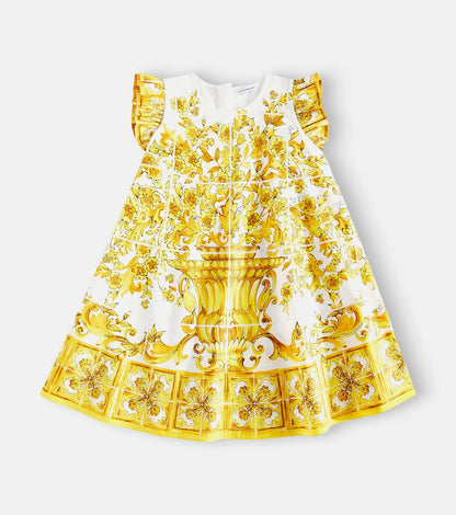 Printed cotton dress