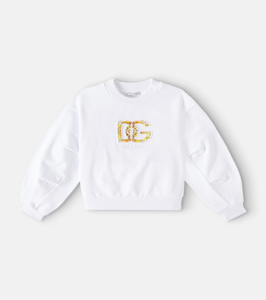 Logo cotton jersey sweatshirt