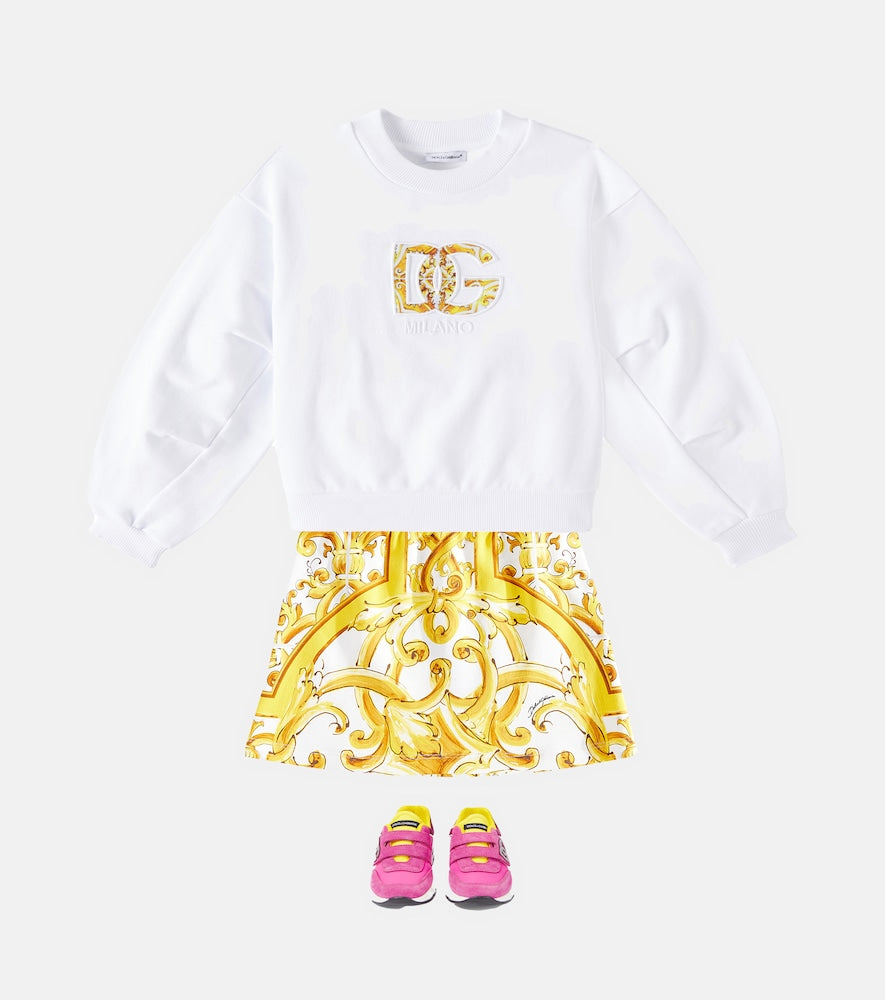 Logo cotton jersey sweatshirt