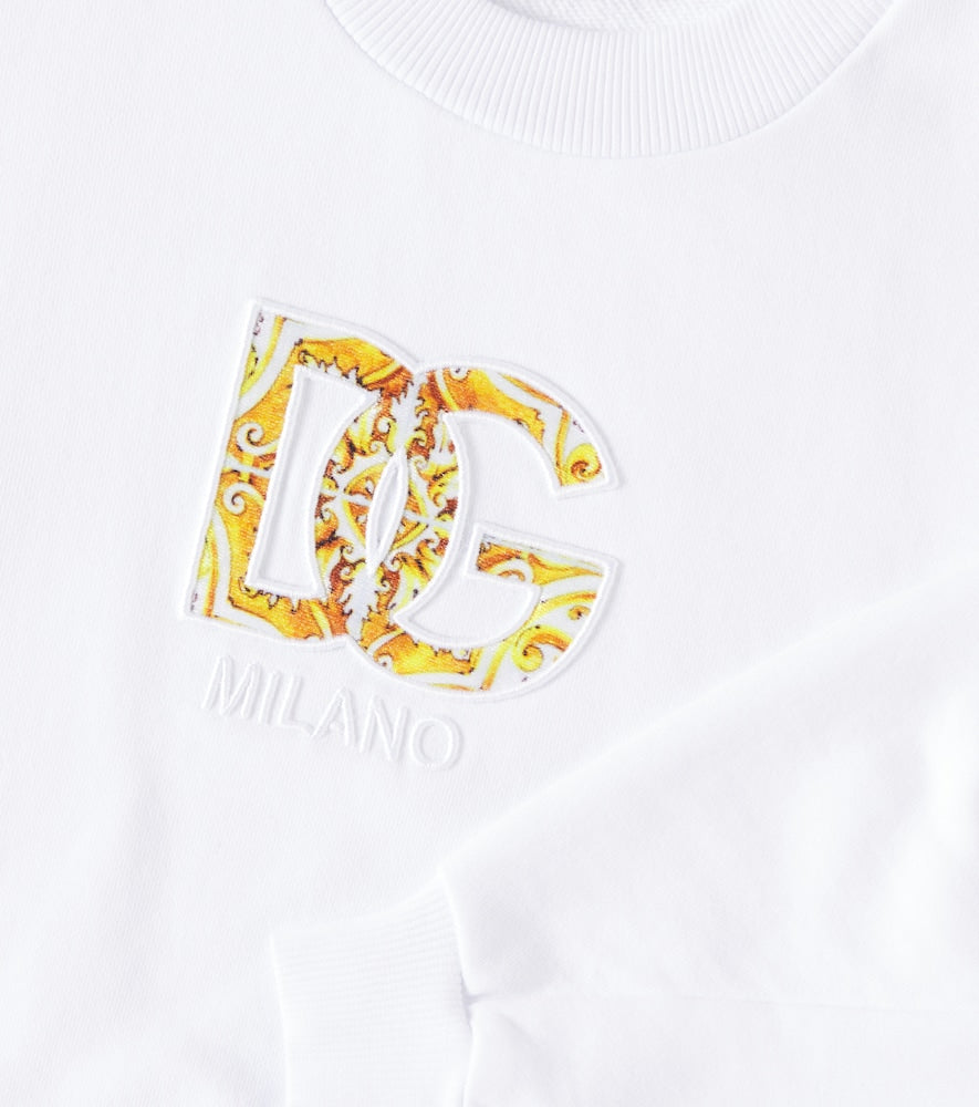Logo cotton jersey sweatshirt