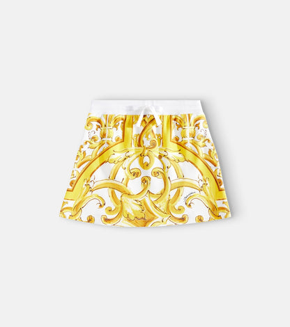 Majolica cotton jersey skirt