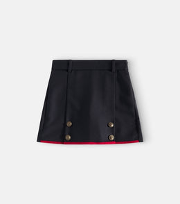 Wool skort