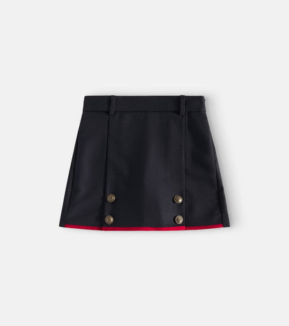 Wool skort