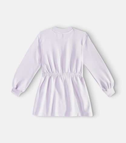 Logo cotton jersey dress